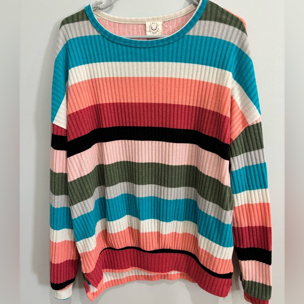 Striped Oversized Sweater